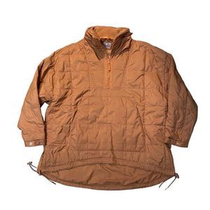 FREE PEOPLE MOVEMENT WOMENS RILEY RECYCLED POPOVER PACKABLE PUFFER JACKET SMALL